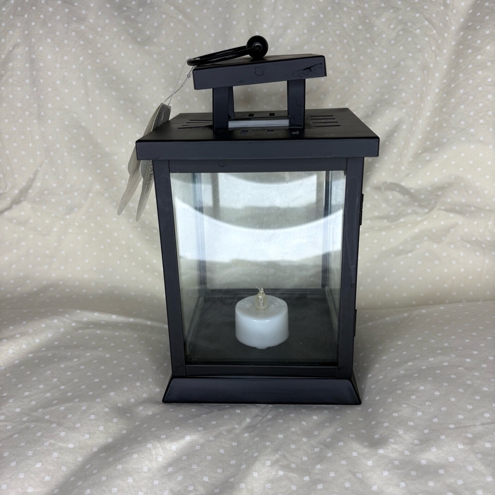 NWT Target Metal Lantern with LED Tealight